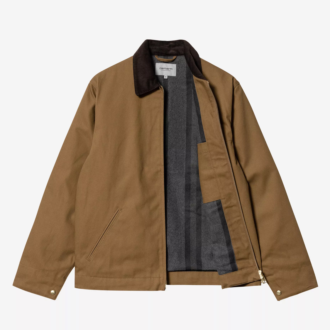 Carhartt WIP - Detroit Jacket (Winter) Hamiltown Brown/Tobacco Rigid - 6