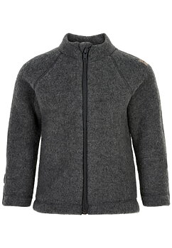 Wool Baby Jacket Anthracite Melange