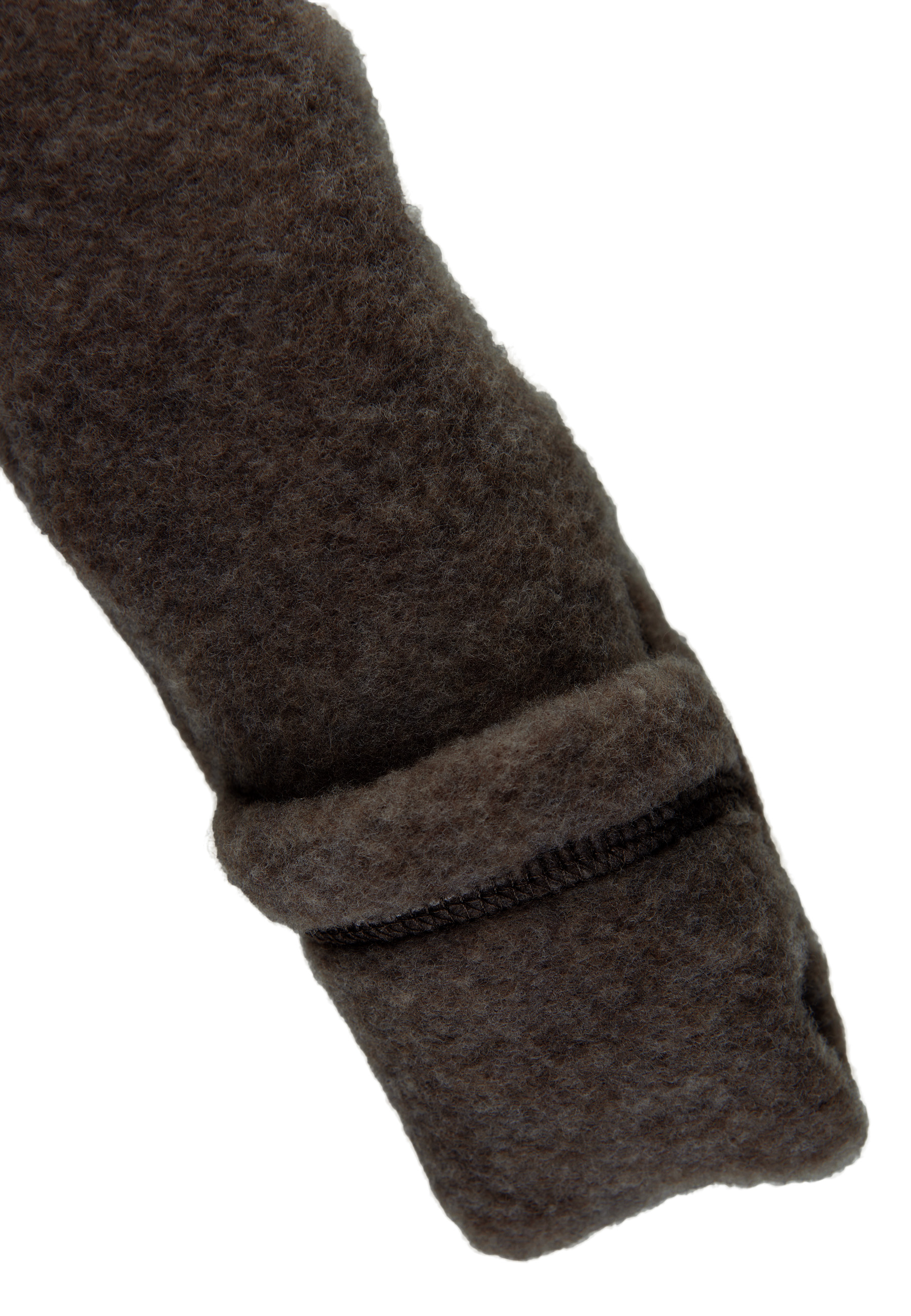 Wool Baby Jacket Dark Brown Melange - 3
