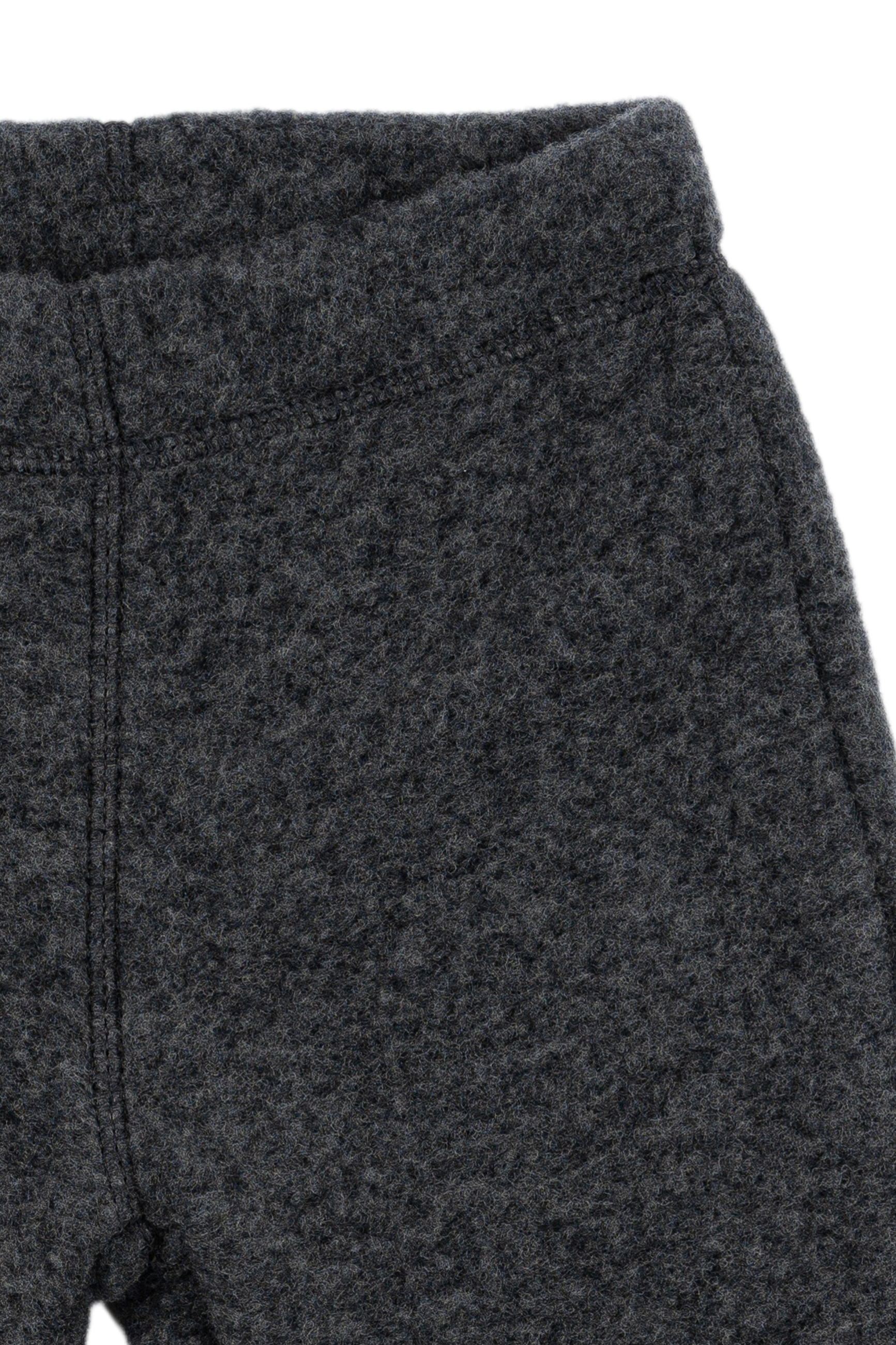 Wool Pants Anthracite Melange - 3