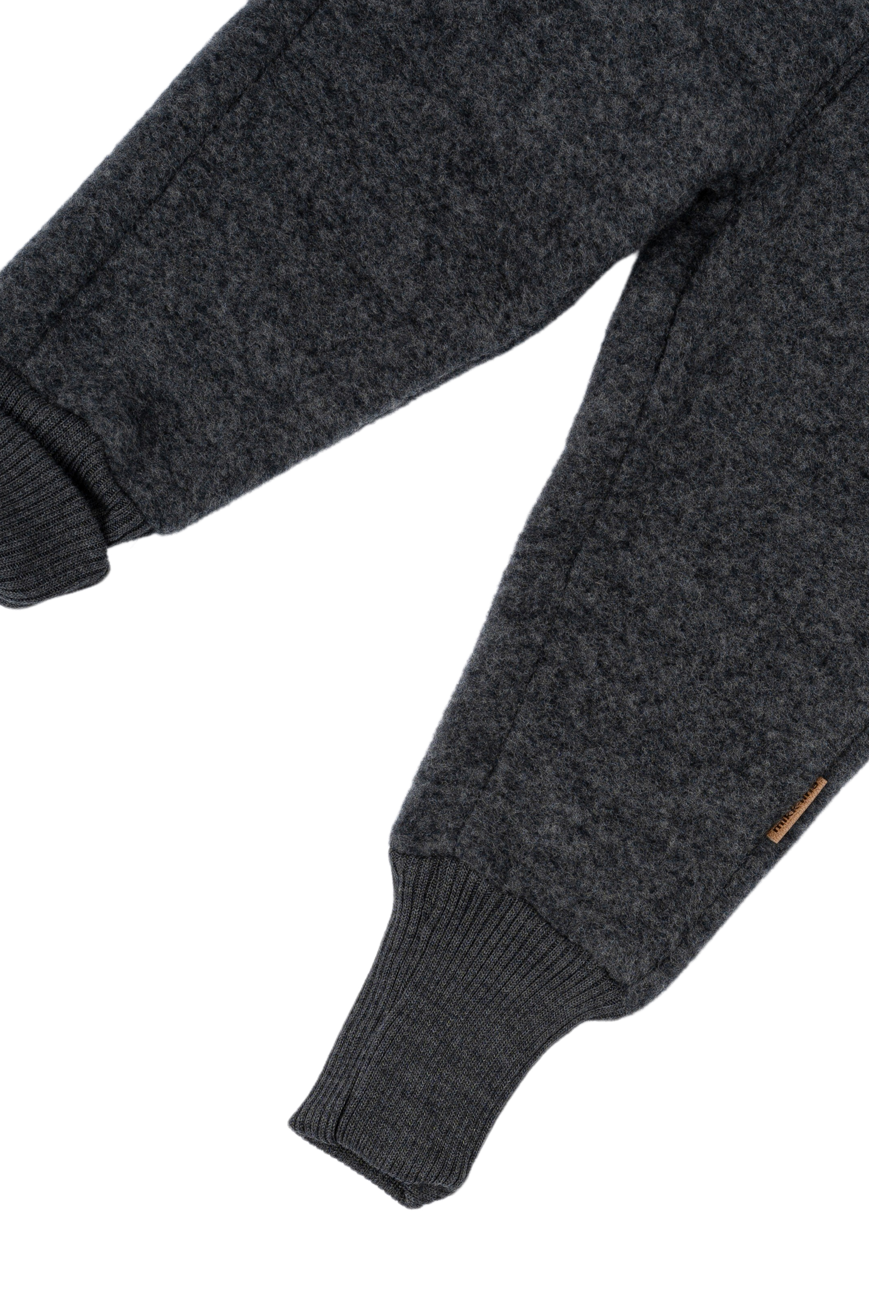 Wool Pants Anthracite Melange - 4