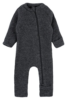 Wool Baby Suit Anthracite Melange