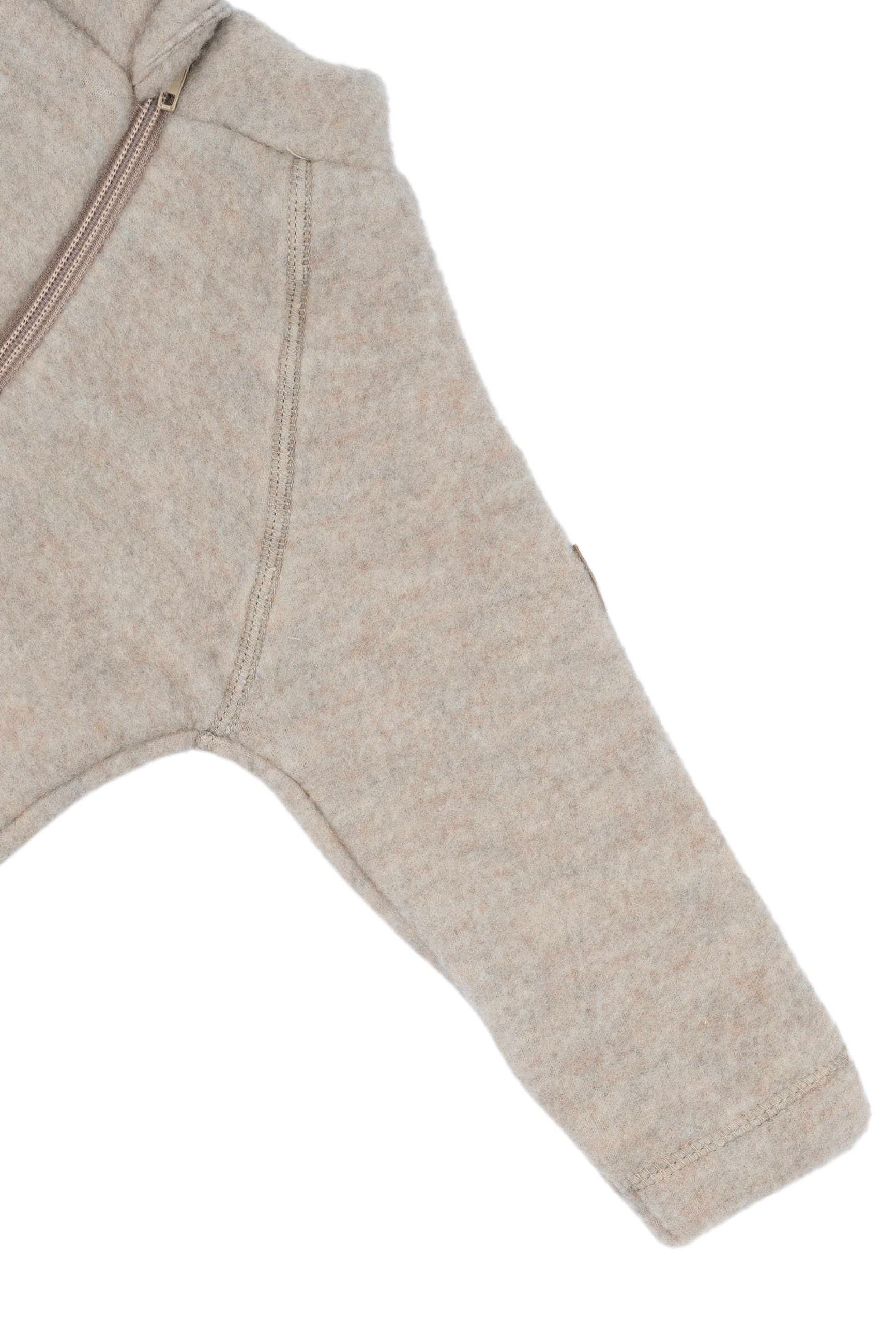 Wool Baby Suit Melange Offwhite - 5