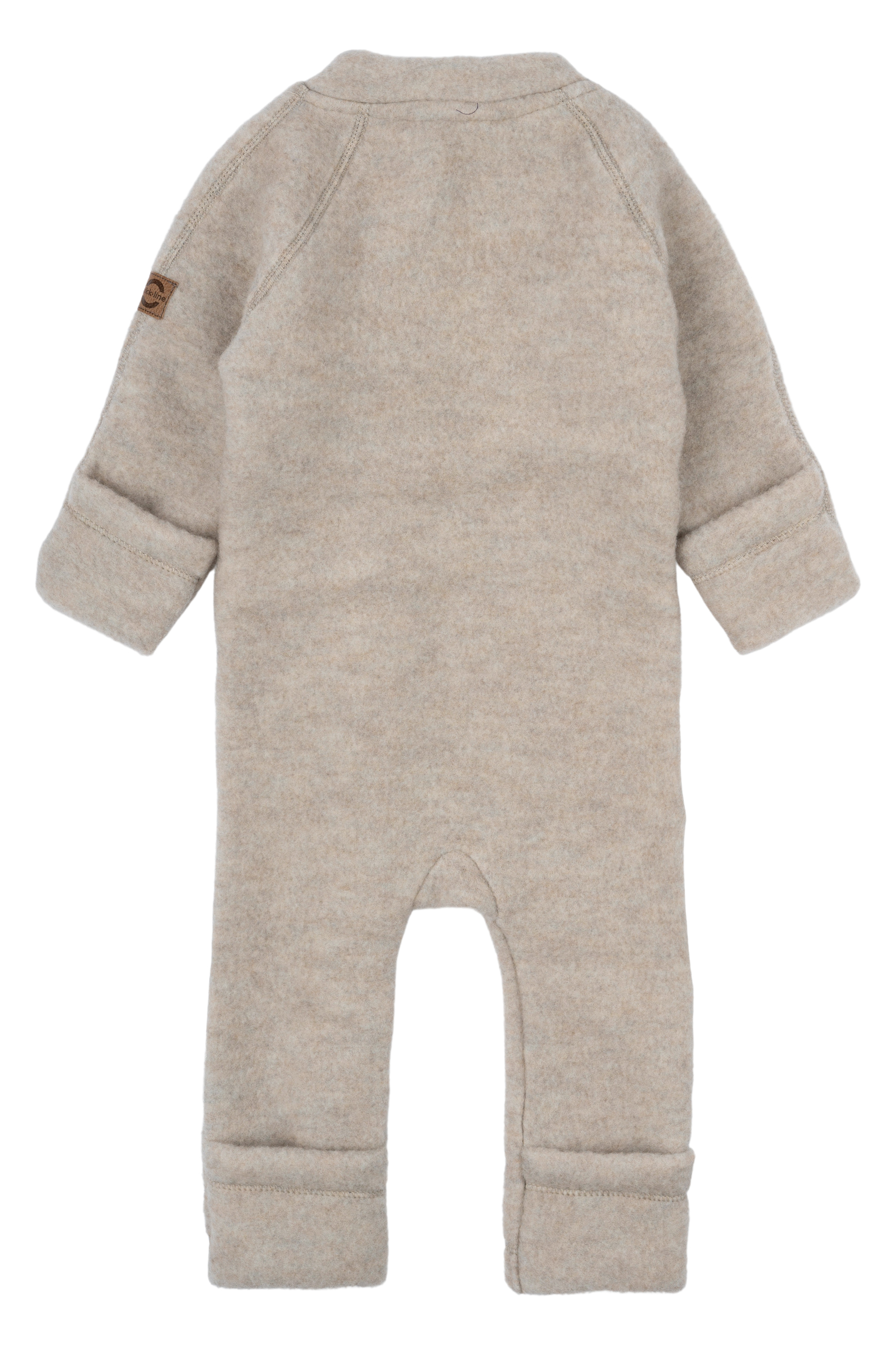Wool Baby Suit Melange Offwhite - 3