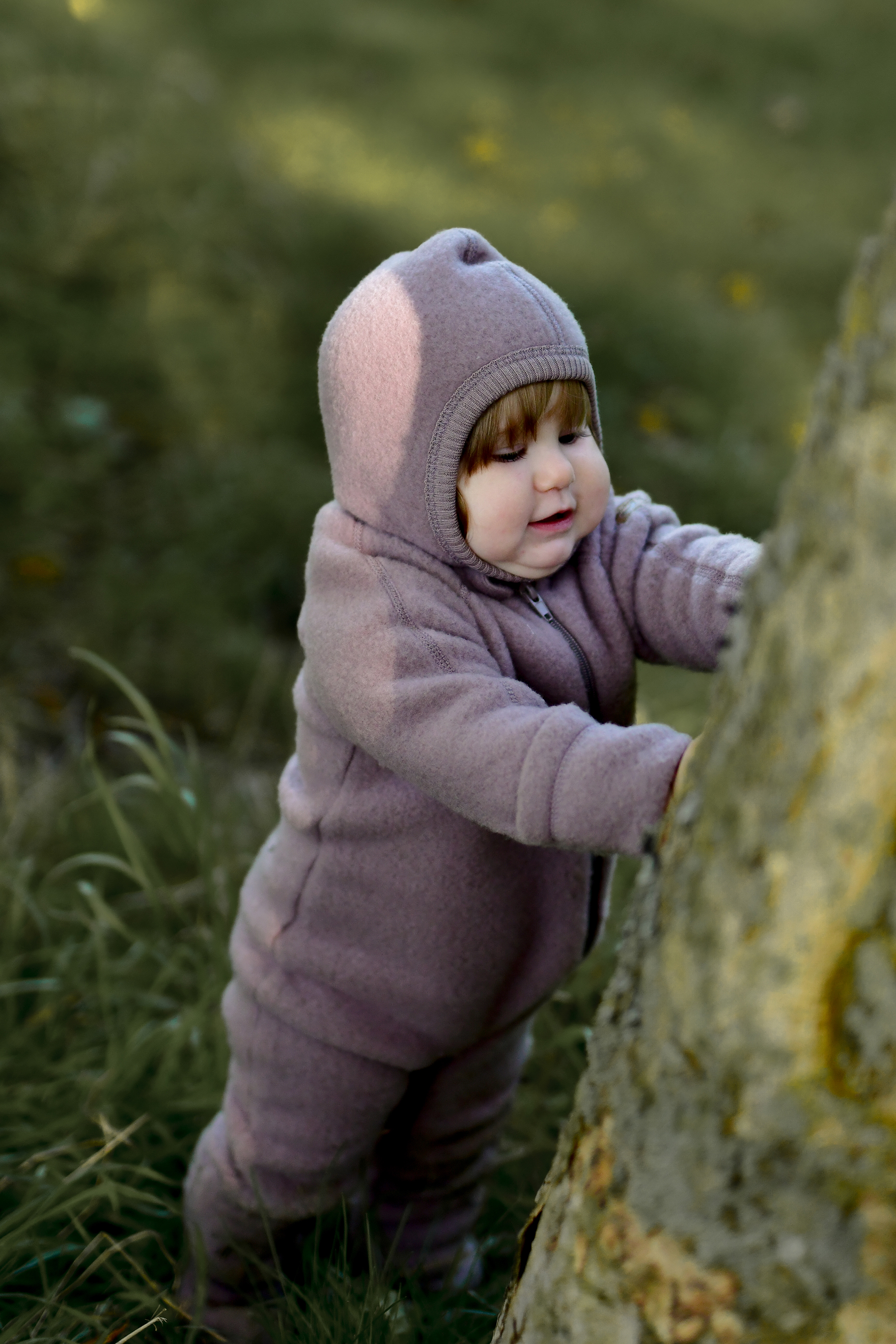 Wool Baby Suit Twilight Mauve - 4