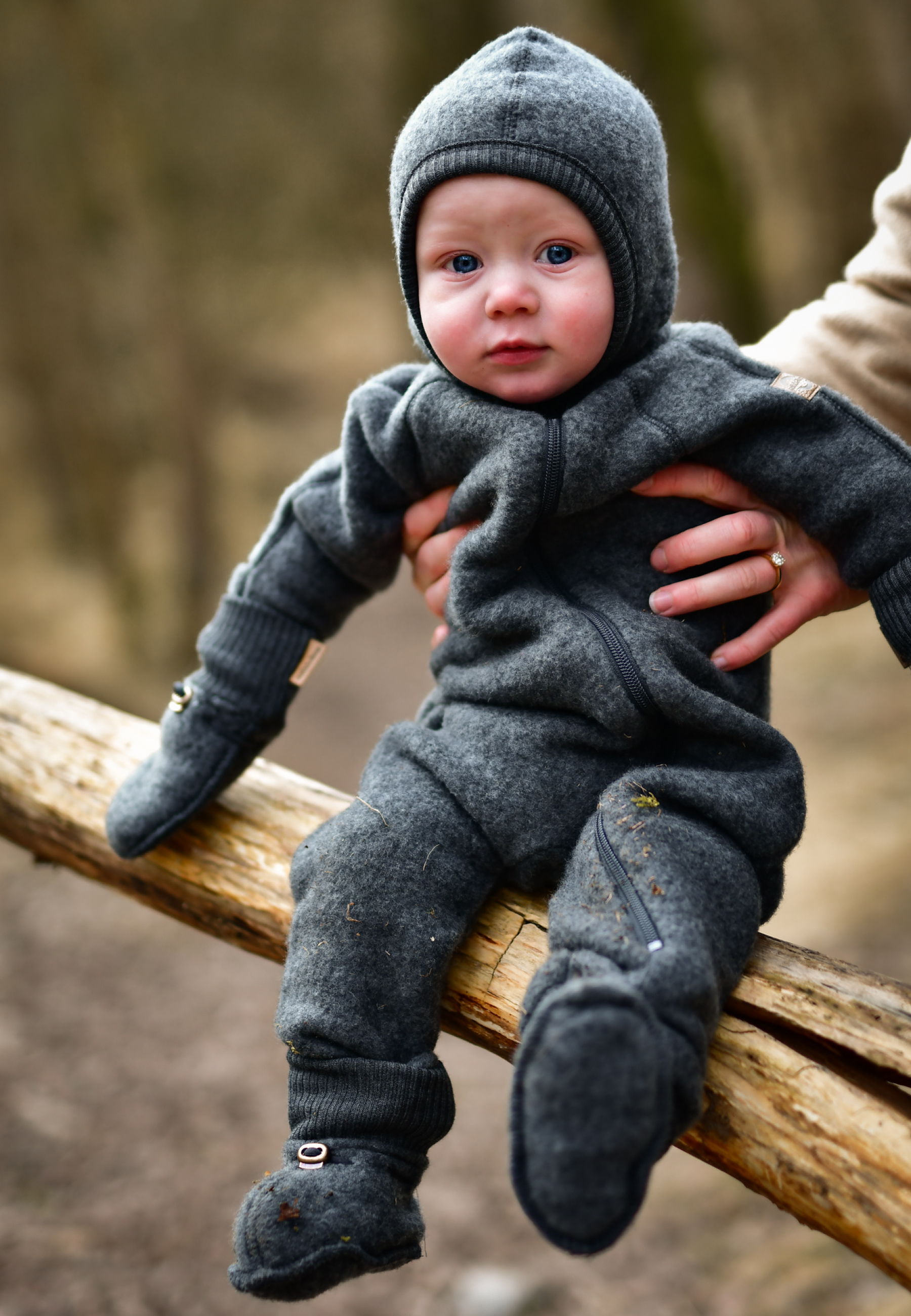 Wool Footies Anthracite Melange - 6