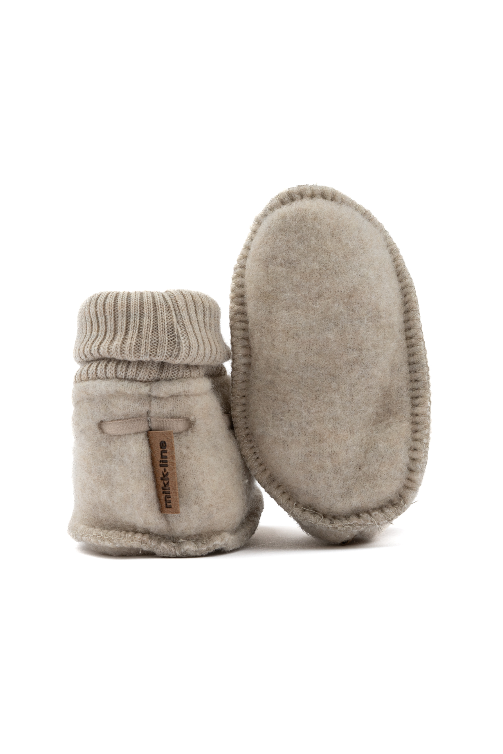 Wool Footies Melange Offwhite - 2