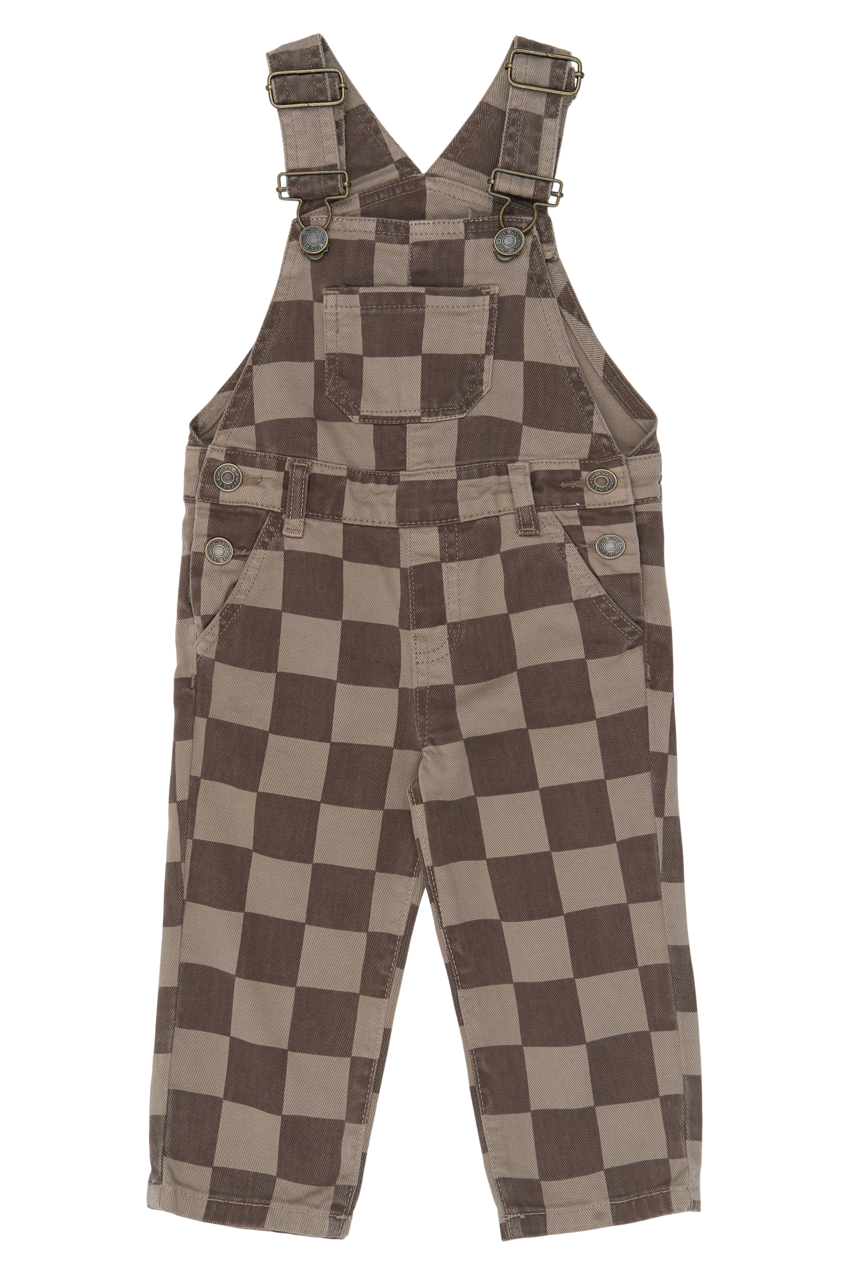 TNSTVondell Denim Dungarees Taupe Gray Check TN - 2