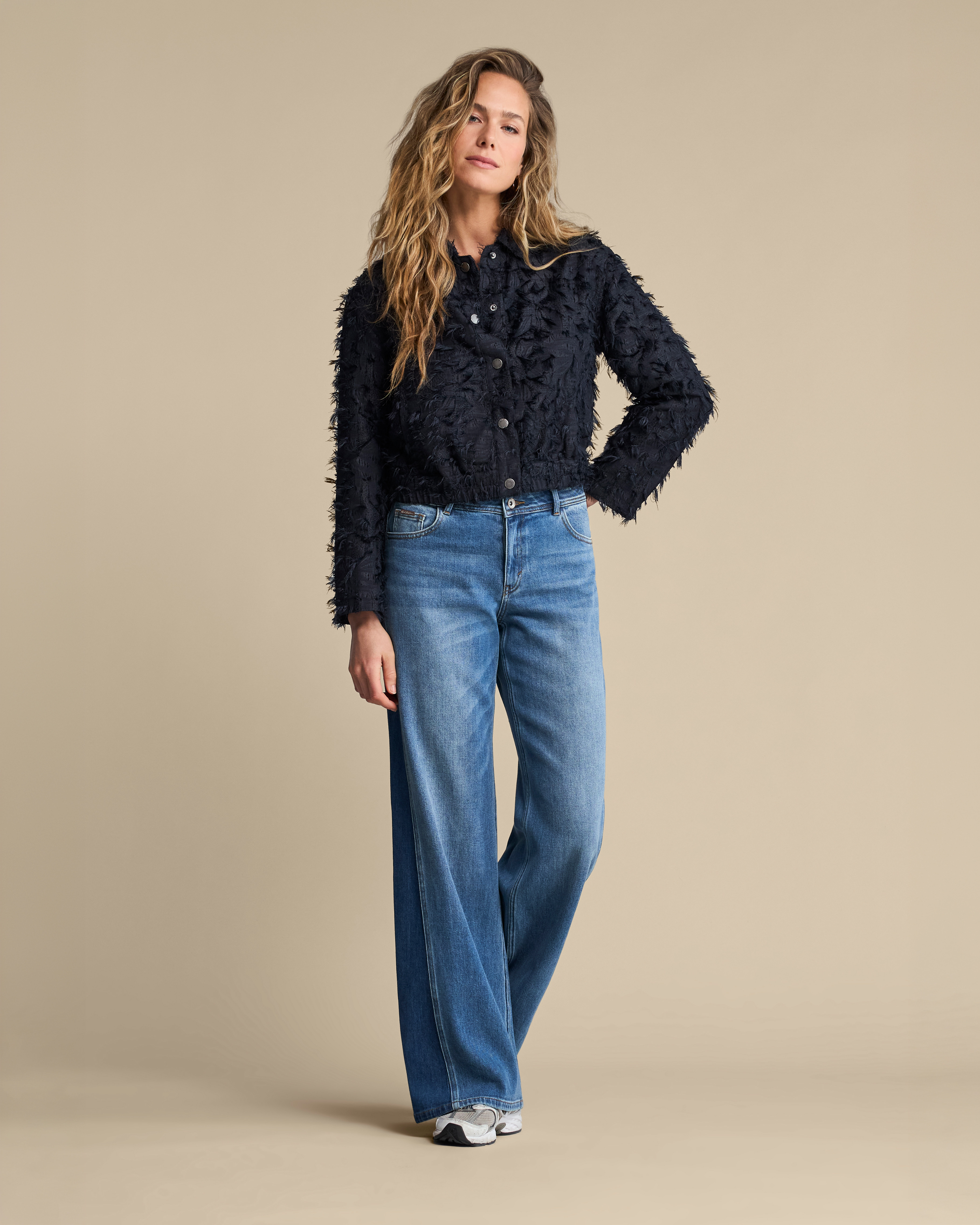 Bomber Fringes dark navy - 2