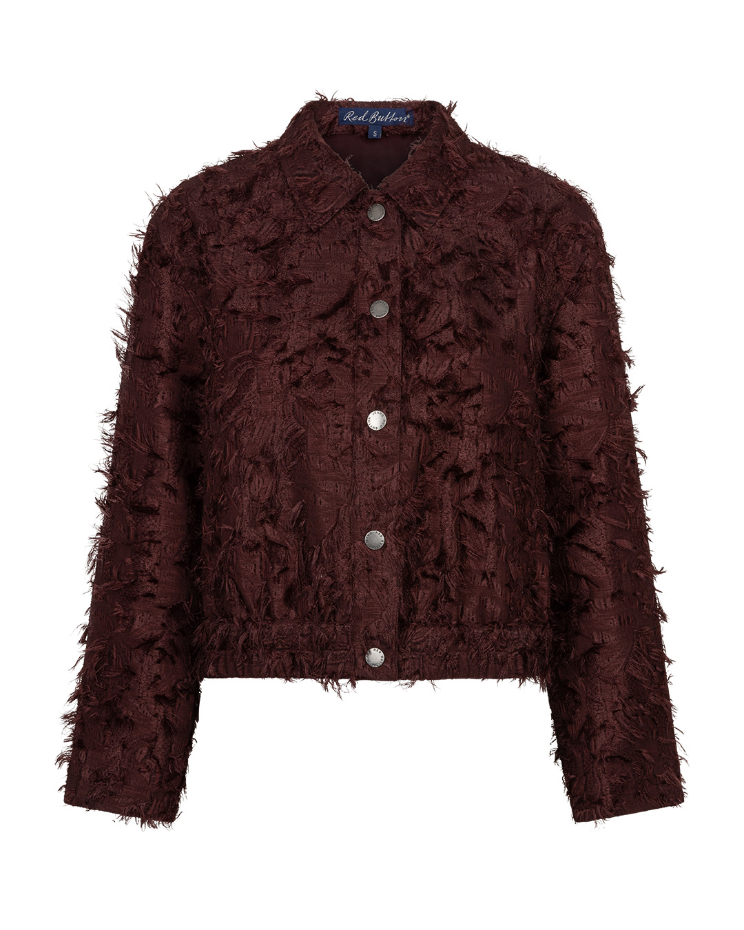 Bomber Fringes burgundy