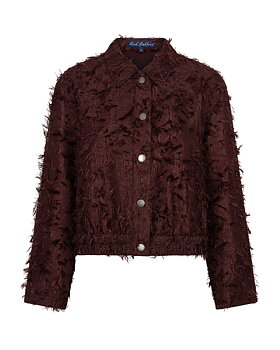 Bomber Fringes burgundy
