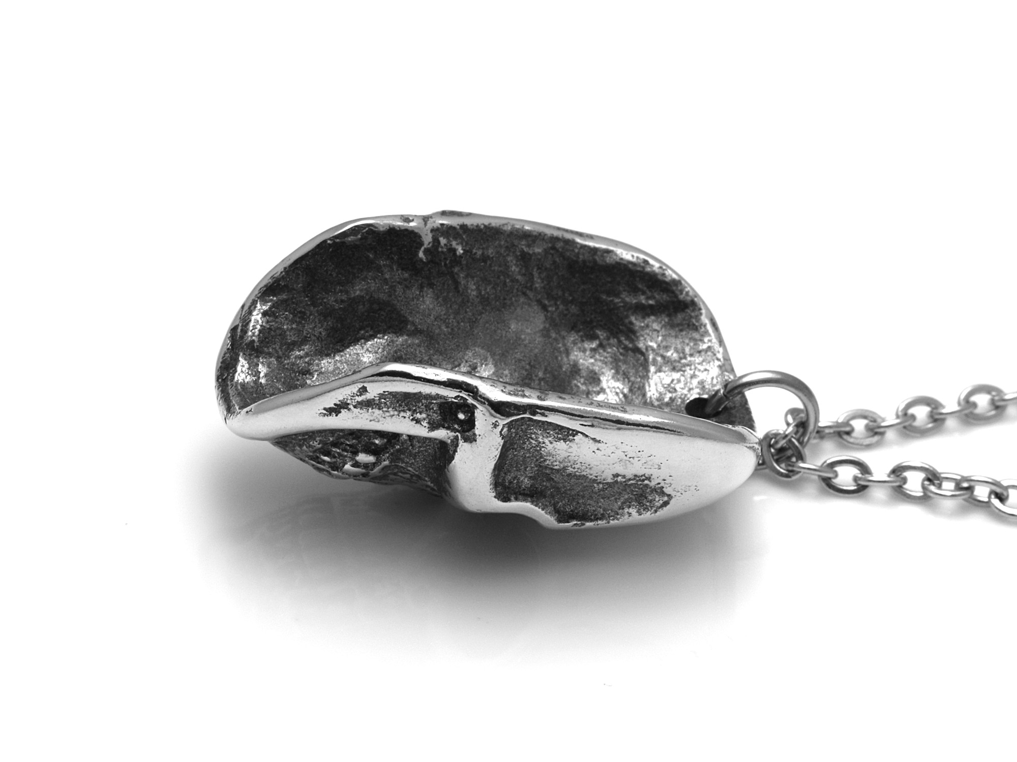 Döskalle Halsband, Goth Smycke i Tenn - 4