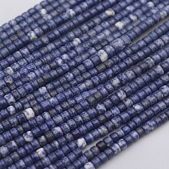 Sodalit Heishi 4x2 mm ädelsten