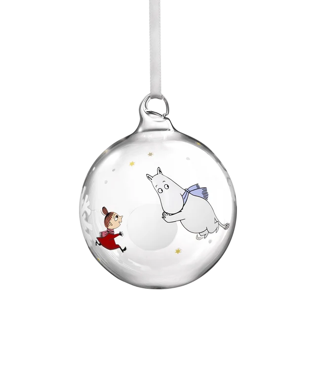 Moomin glass bauble Snowflake 9cm