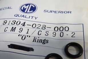 O-ringssats till Oljefilter ( 15412-300-325) HF401x eller H001 (91304-028-000 /91316-300-003) - 3