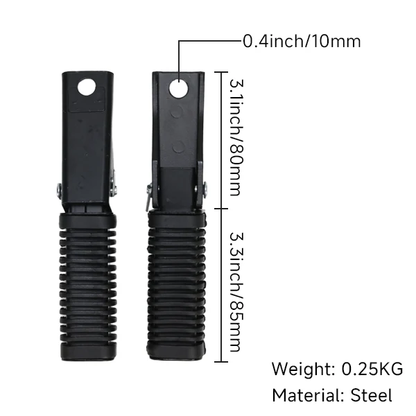 Rear footpegs passenger Dax - 2