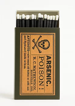 Tändsticksask Stor - Poison Skull