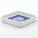 Sigrún Guðjónsdóttir (1970s) Bowl with Turquoise Stylistic Fish Decor 10 cm