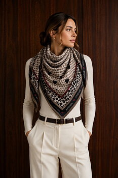 Scarf  Amour taupe