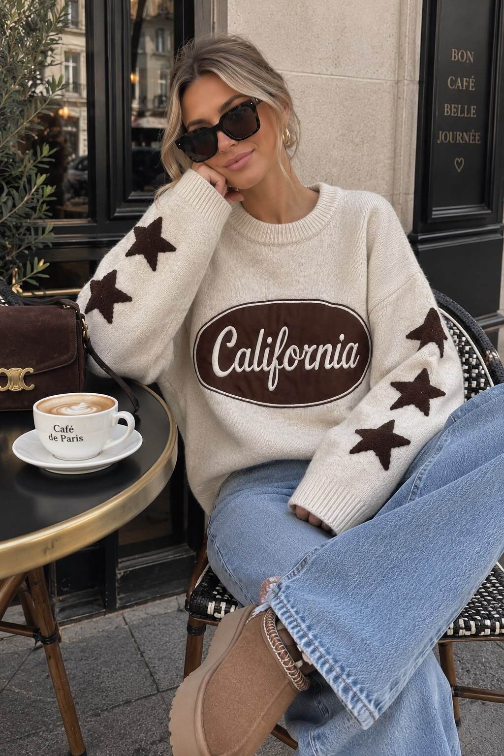 Knit sweater California beige - 2