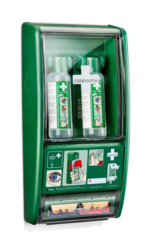 Cederroth, Ögonduschstation, 500ml x2+plåster - 4