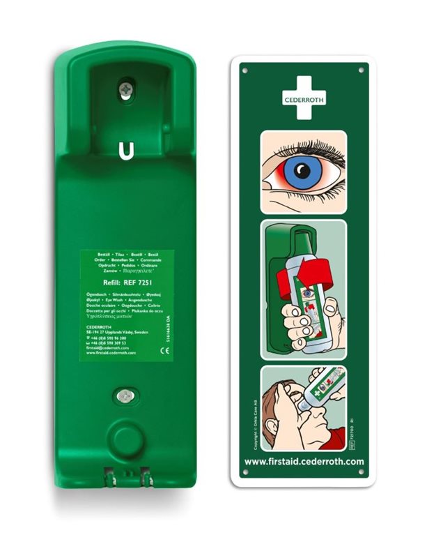 Cederroth, Vägghållare 1 st Ögondusch 500 ml - 3