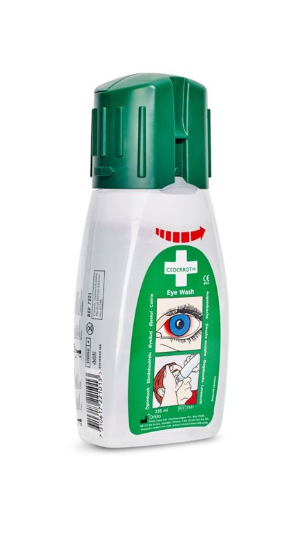 Ögondusch bärbar 235ml, Cederroth