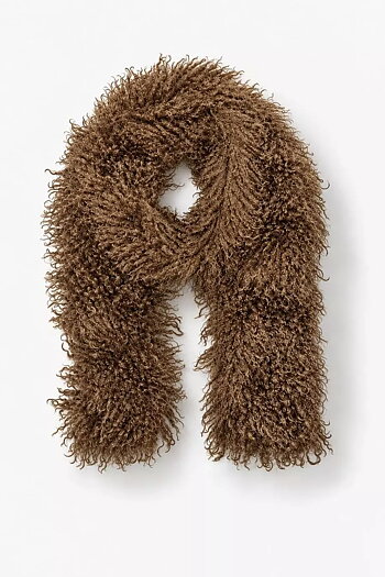 Bow 19 - Anique Scarf Dusty green &  Brown