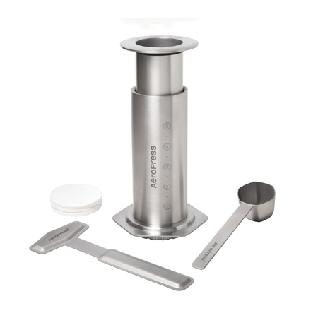 AeroPress Steel – kaffebryggare i rostfritt stål