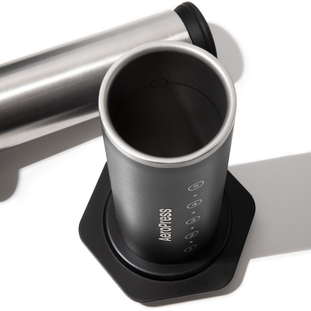 AeroPress Black Steel – kaffebryggare i svart rostfritt stål  - 4