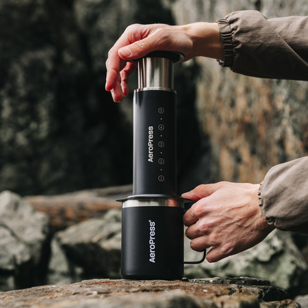 AeroPress Black Steel – kaffebryggare i svart rostfritt stål  - 6