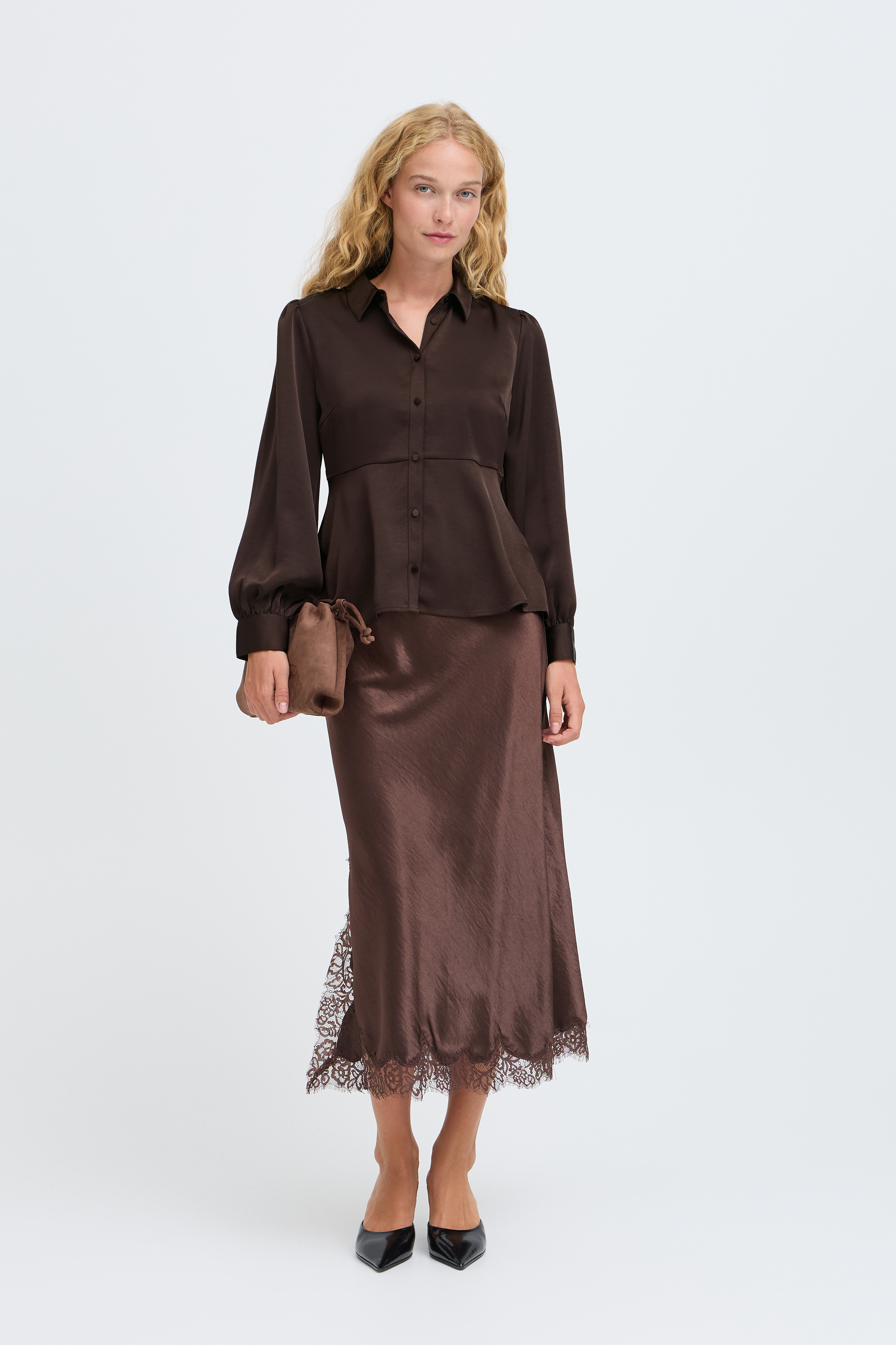 BYISA PEPLUM SHIRT Java - 5