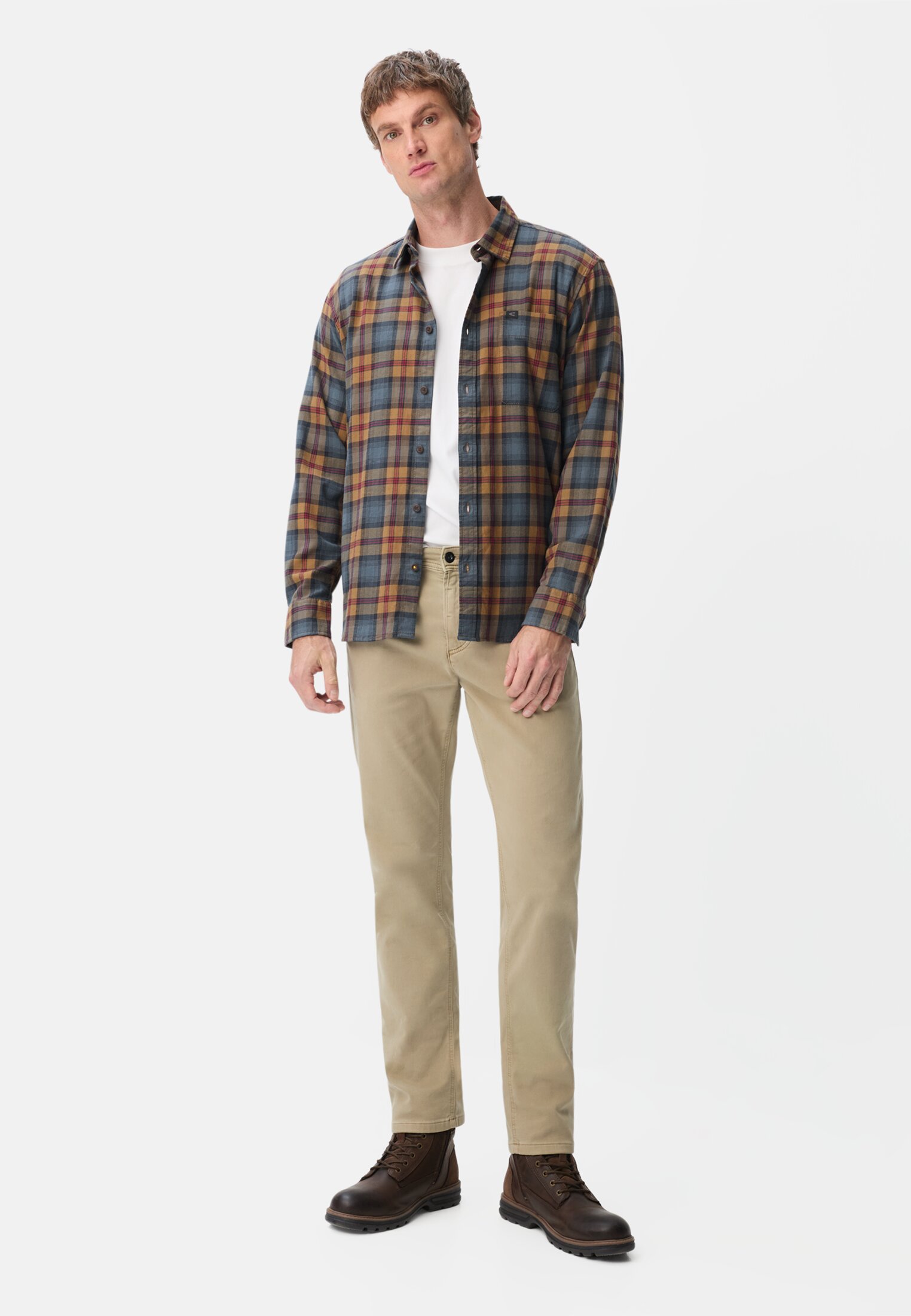 Flanellskjorta med stretch  från camel active.  - 5