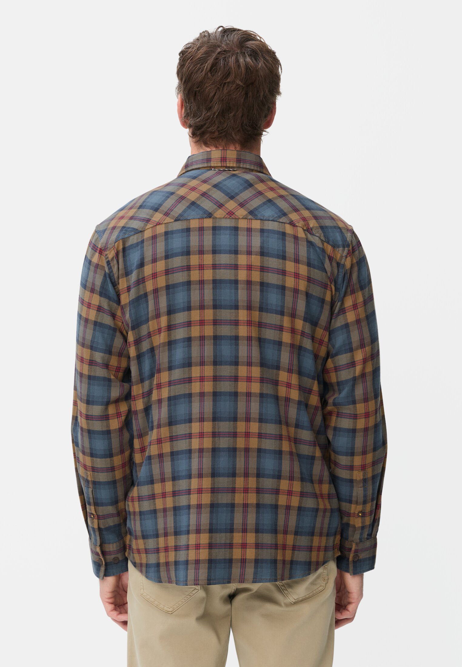 Flanellskjorta med stretch  från camel active.  - 4