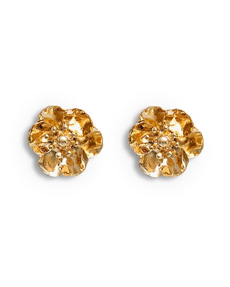 Örhänge Flower Petite guld