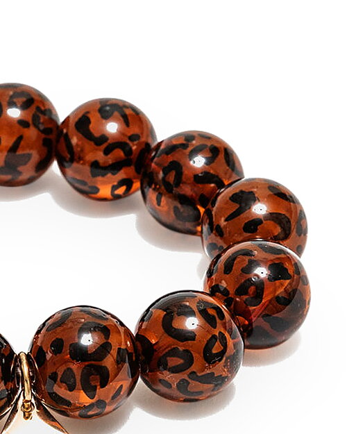 Armband Zuri leopard brun/svart - 2