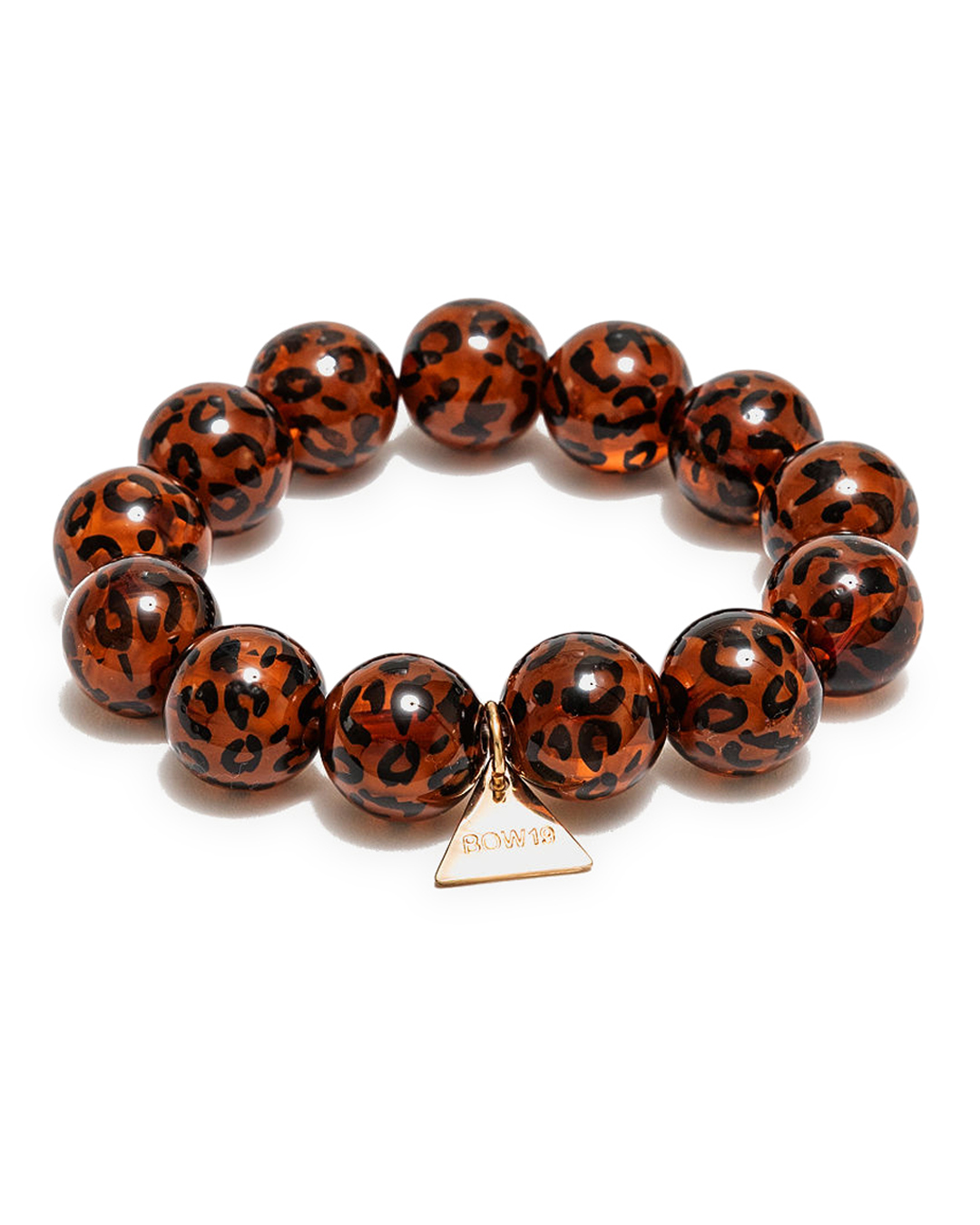 Armband Zuri leopard brun/svart