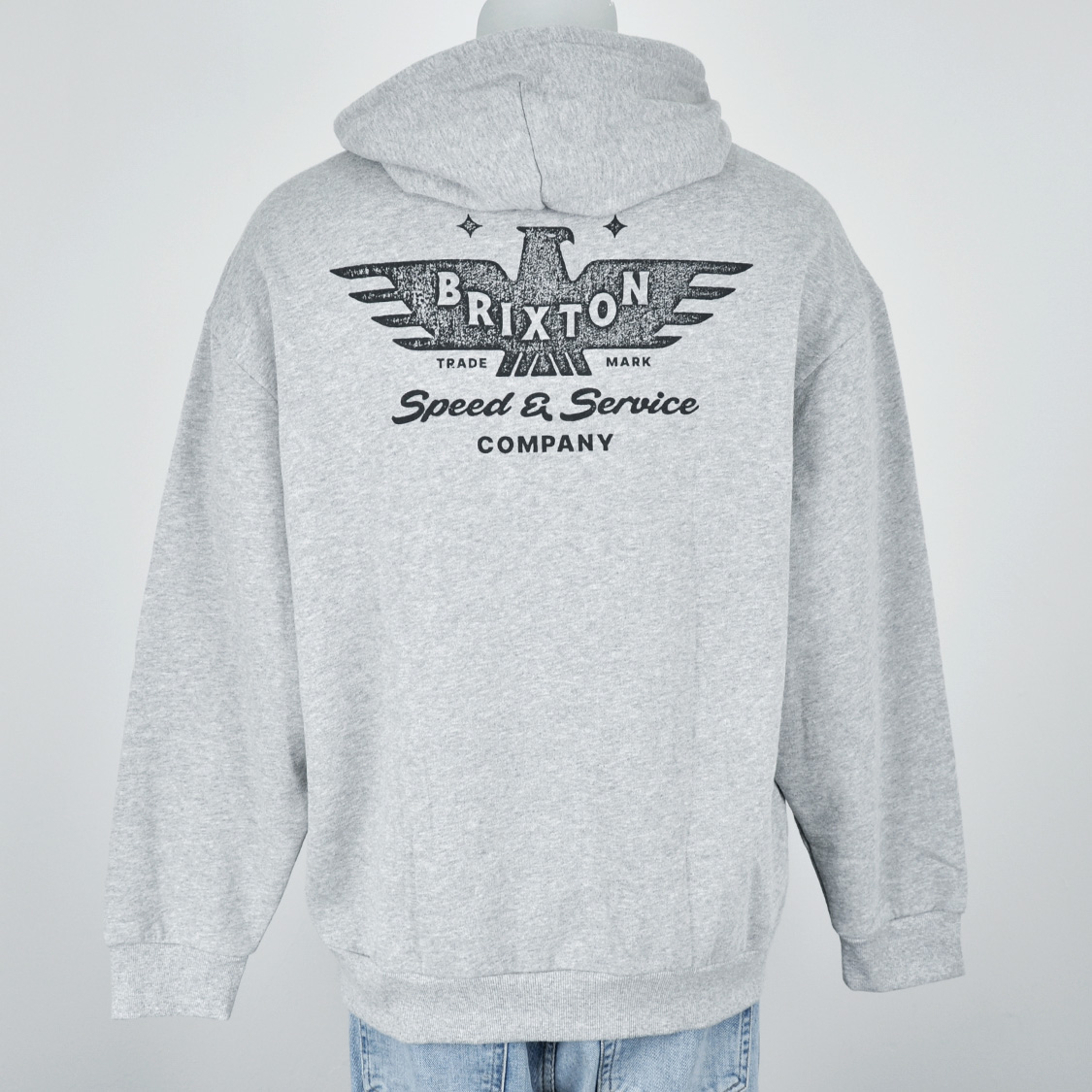 Brixton - Ewing Hoodie Heather Grey