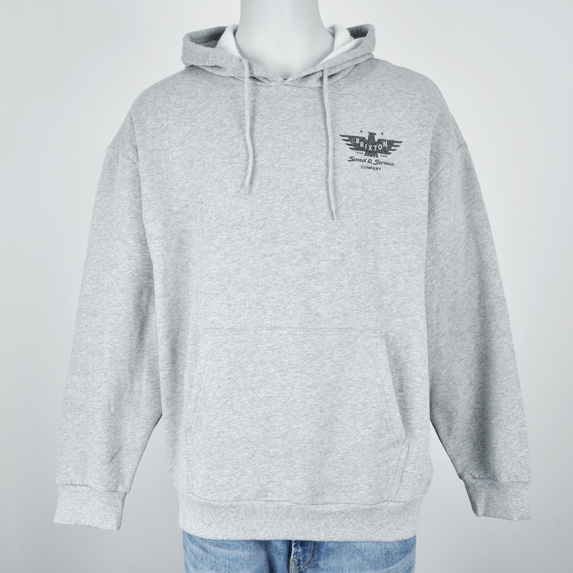 Brixton - Ewing Hoodie Heather Grey - 2