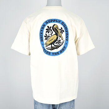 Brixton - Bay Stnd T-Shirt Cream