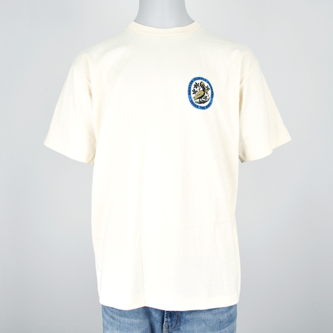 Brixton - Bay Stnd T-Shirt Cream - 2