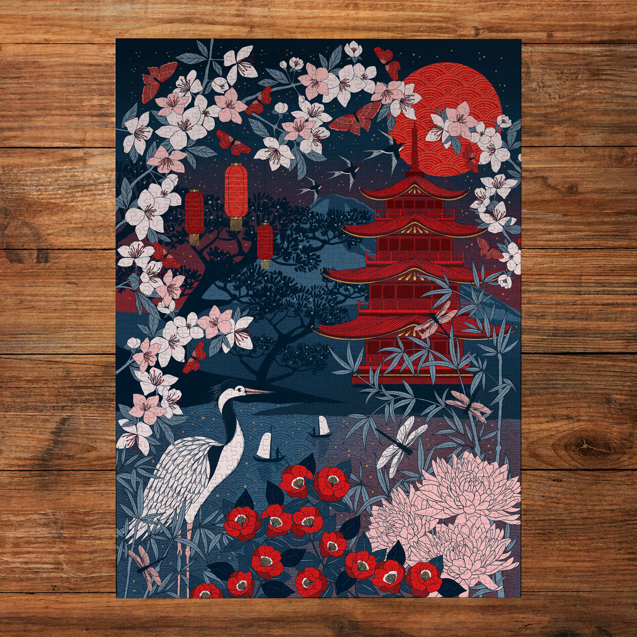 Pussel "Sakura Heights" - 2