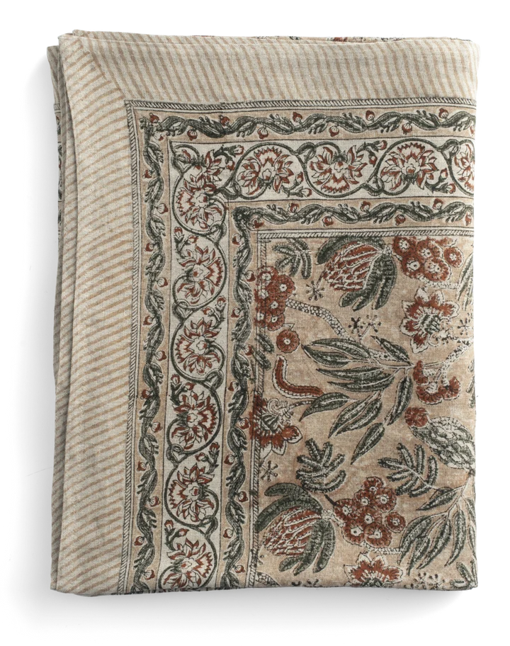 CHAMOIS Duk Parrot Dusty Peach i lin 150 x 230 - 2