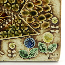 Lisa Larson (Unik 1961) Beautiful Birds Wall Plaque 23 cm (2)