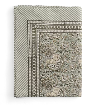CHAMOIS Duk Oriental Sea Foam i bomull 150 x 230