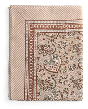 CHAMOIS Duk Oriental Dusty Peach i bomull 150 x 230