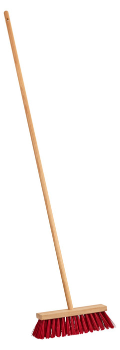 Piasavakvast röd med skaft 150cm  1st/Fp