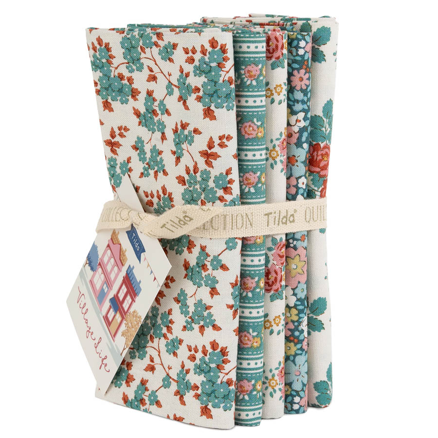 Tilda  Fat Quarter Teal
