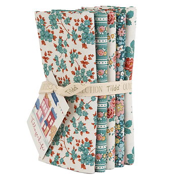 Tilda  Fat Quarter Teal