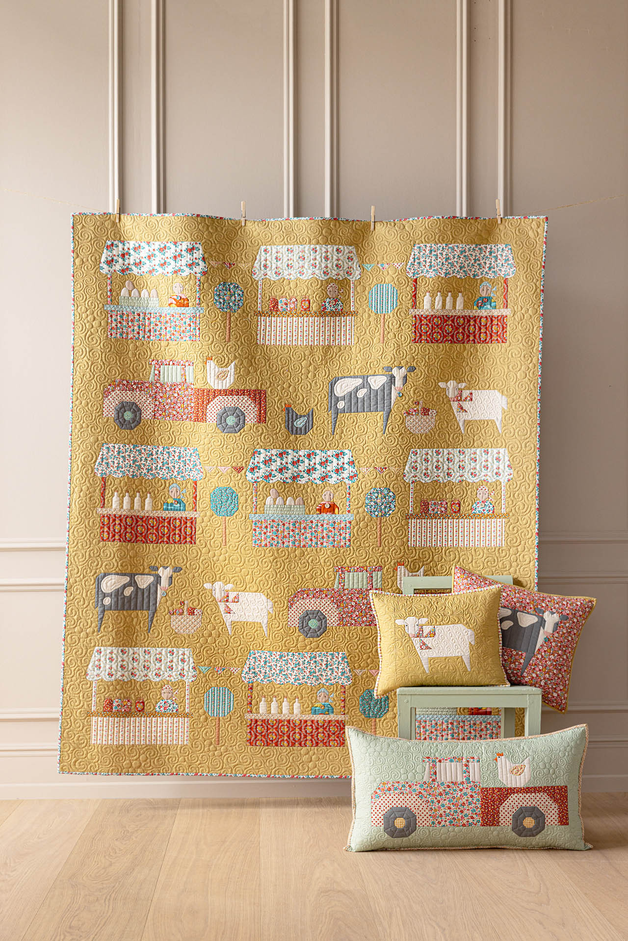 Tilda  Fat Quarter Ochre - 8